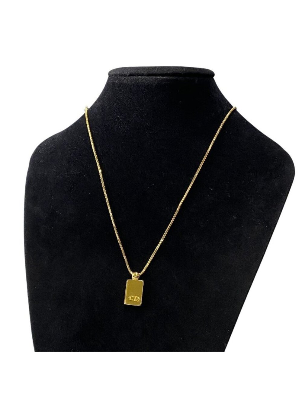 Dior Trotter Plate Gold Necklace - Picture 2 of 6